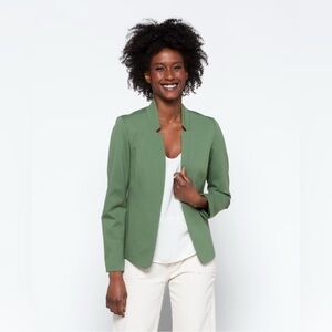 Stella Notched Collar Ponte Blazer by 41 Hawthorn